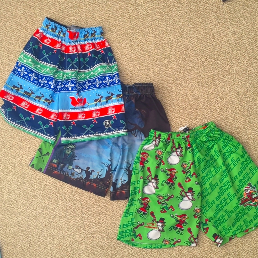 Three Pair Lacrosse Holiday Shorts